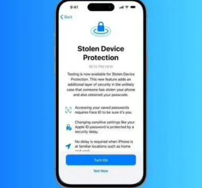 固阳苹果授权维修店分享被盗设备保护功能开启方法 