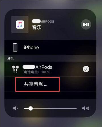 固阳苹果14音频维修点分享iPhone14音频共享设置方法 