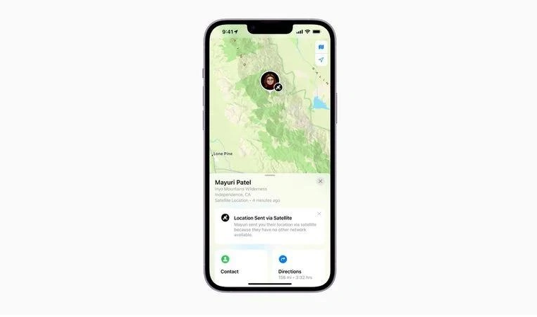 固阳苹果14维修分享iPhone14系列中 FindMy功能通过卫星分享位置方法教程 